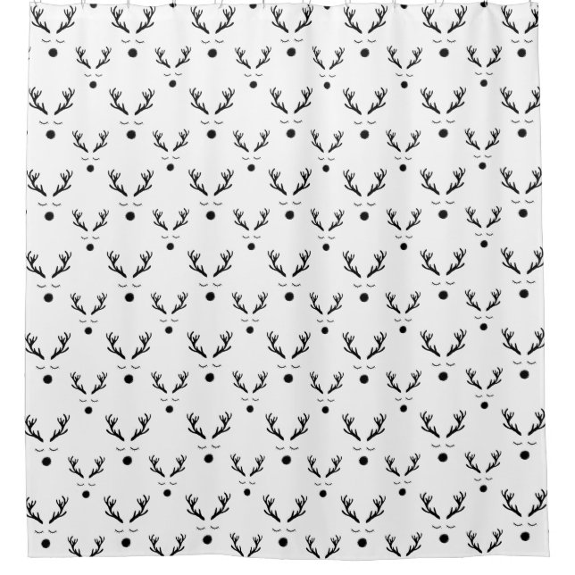 Reindeer Black and White Pattern (Front)