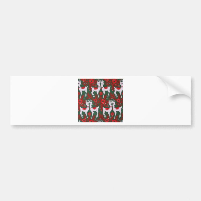 Reindeer, Bumper Sticker (Front)