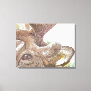 REINDEER CANVAS PRINT