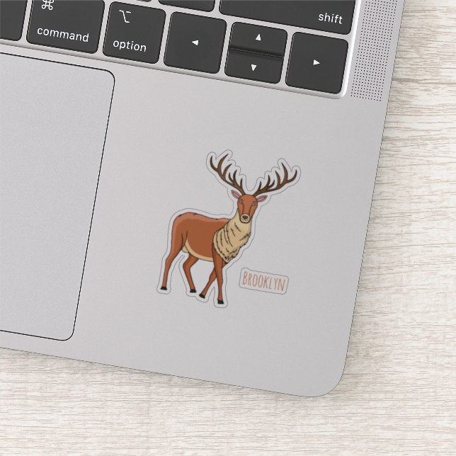 Reindeer cartoon illustration (Detail)