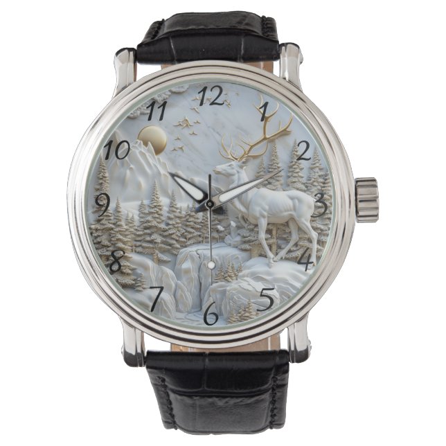 Reindeer Charm for Christmas Watch (Front)