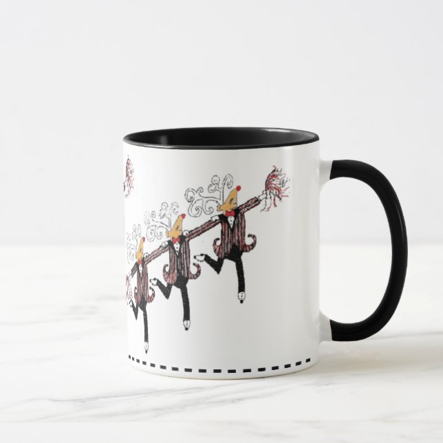 Reindeer Chorus Line Mug (Right)
