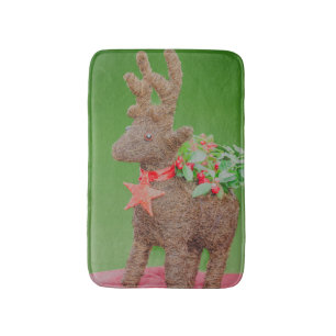 Reindeer Christmas decoration Bath Mat