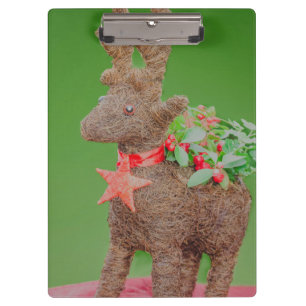 Reindeer Christmas decoration Clipboard
