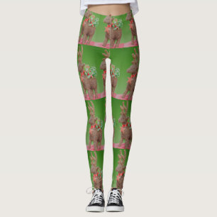 Reindeer Christmas decoration Leggings