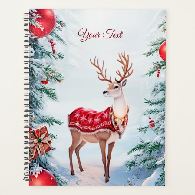 Reindeer Christmas Holiday Planner (Front)
