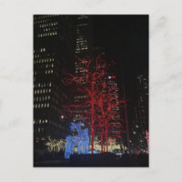 Reindeer Christmas Lights New York City Manhattan