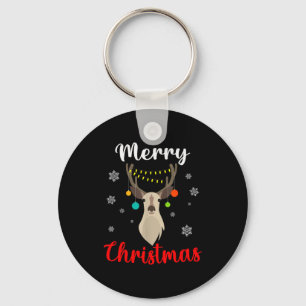Reindeer Christmas Merry Christmas  Keychain