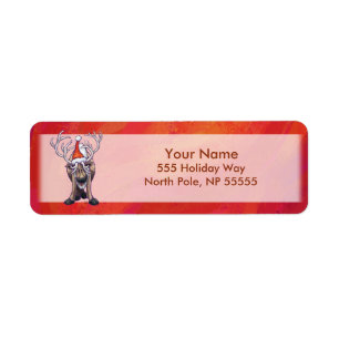 Reindeer Christmas On Green