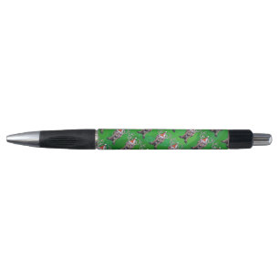 Reindeer Christmas On Green Pen