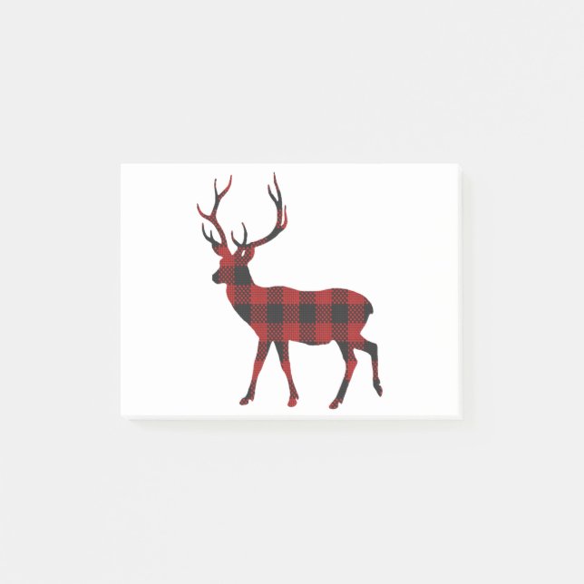 Reindeer Christmas Post-it Notes (Front)