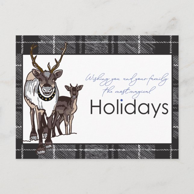 Reindeer Deer Christmas Holiday Magical  (Front)