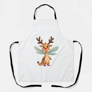 Reindeer Dragonfly Apron