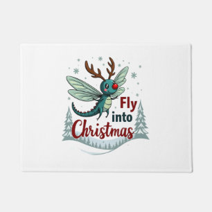 Reindeer Dragonfly Doormat