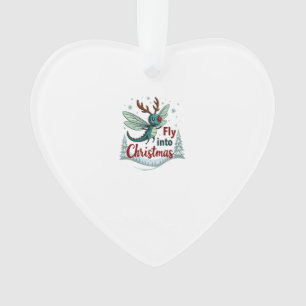 Reindeer Dragonfly Ornament