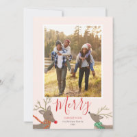Reindeer Games Carte photo de vacances