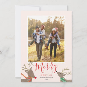 Reindeer Games Carte photo de vacances
