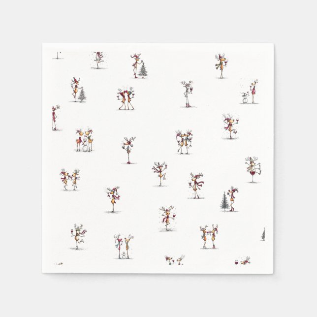 Reindeer Games Napkin (Front)