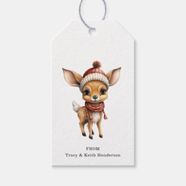 Reindeer Gift Tags (Front)