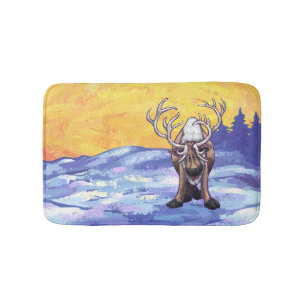 Reindeer Gifts & Accessories Bath Mat