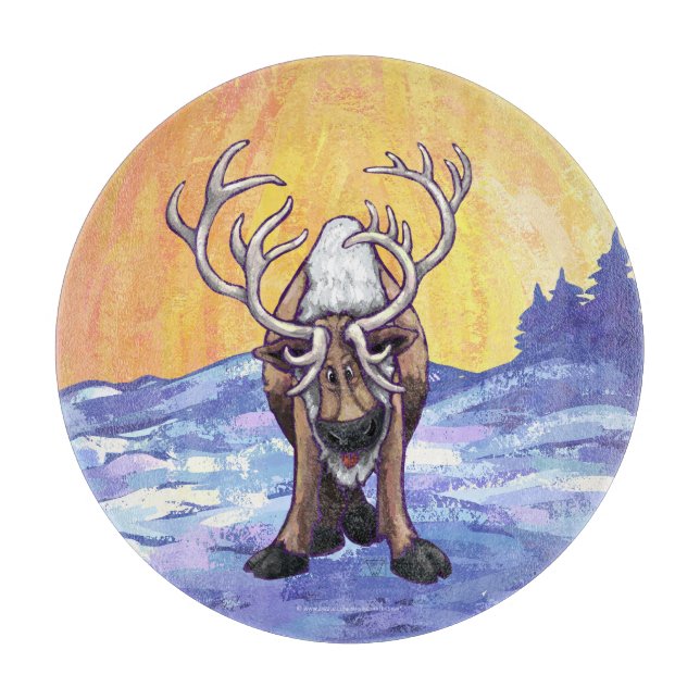 Reindeer Gifts & Accessories Cutting Board (Front)