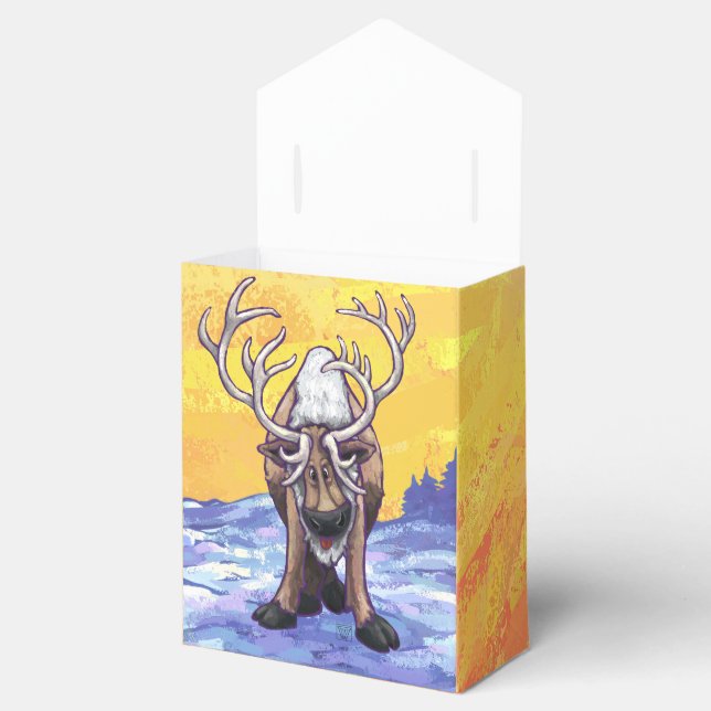 Reindeer Gifts & Accessories Favor Box (Opened)