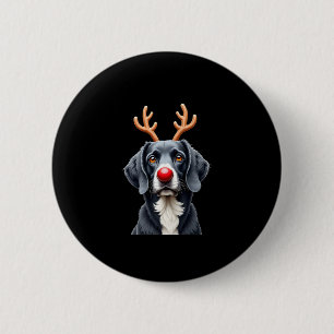 Reindeer Great Dane Christmas Great Dane Dog Mom D 2 Inch Round Button