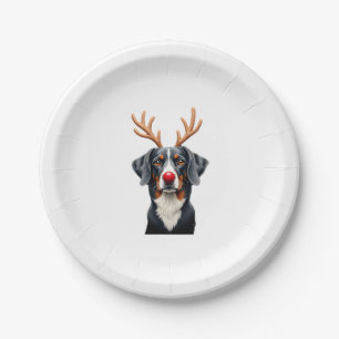 Reindeer Great Dane Christmas Great Dane Dog Mom D Paper Plate