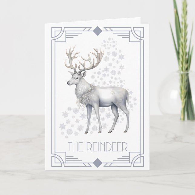 Reindeer Holiday Card (Front)