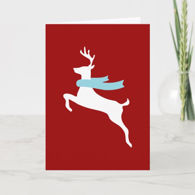 Reindeer Holiday Card (Front)