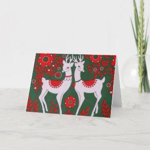 Reindeer Holiday Card