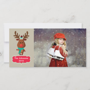 Reindeer Holiday Card