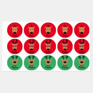 Reindeer Labels
