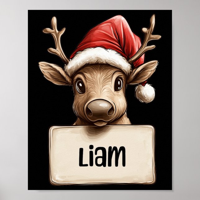 Reindeer Liam  Poster (Front)