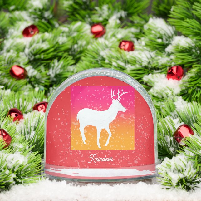 Reindeer Logo  Snowglobe (Christmas)