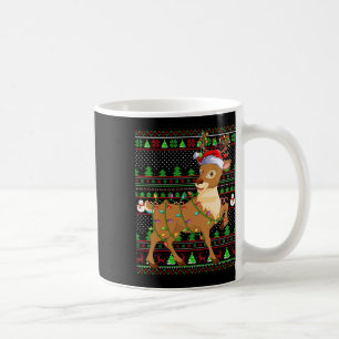 Reindeer Lover Family Matching Ugly Reindeer Chris Coffee Mug