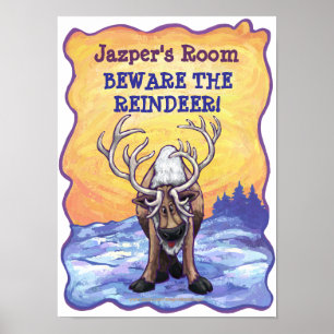 Reindeer My Room Poster