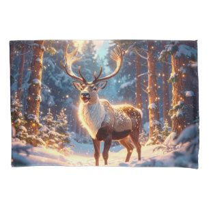 Reindeer of Santa Claus Pillowcase