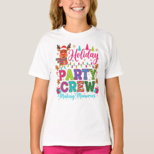 "Reindeer Party Crew – Holiday Fun Tee" T-Shirt