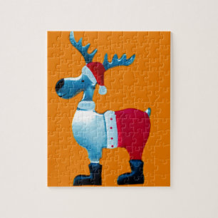 Reindeer Peace Christianity Holidays Christmas Jigsaw Puzzle