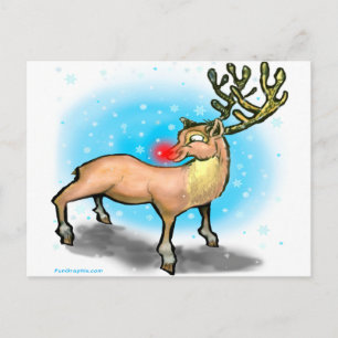 Reindeer Postcard