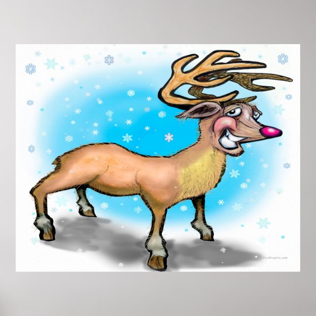 Reindeer Poster (Front)