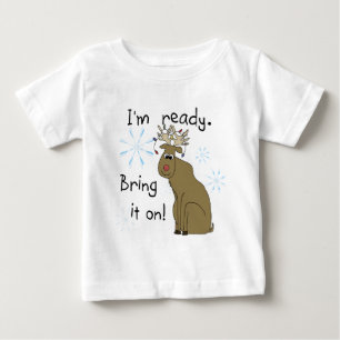 Reindeer prêt pour les T-shirts et cadeaux de Noël