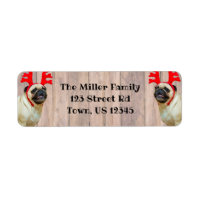 Reindeer Pug Cute Christmas 