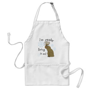 Reindeer Ready for Christmas Tshirts and Gifts Standard Apron