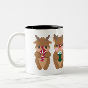 Reindeer Roundup: Hot Cocoa Time Two-Tone Coffee Mug