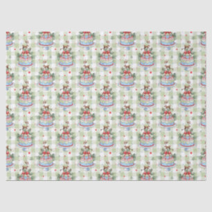 Reindeer Rudolph  Christmas Cake  Tissue Paper