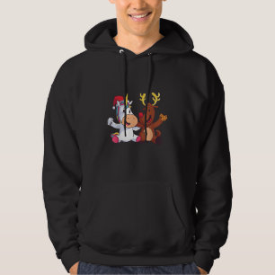 Reindeer Rudolph Christmas Ren Red Nosed Unicorn G Hoodie