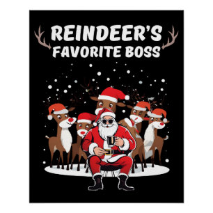 Reindeer’s Favourite Boss Poster