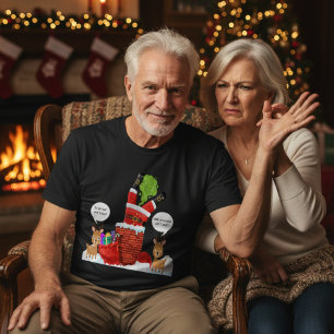 Reindeer’s Smelly Christmas Funny Cartoon T-Shirt